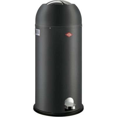 Wesco Kickmaster Maxi Poubelle gris-matte 40L - Publicité Wesco Kickmaster Maxi Poubelle gris-matte 40L - Publicité