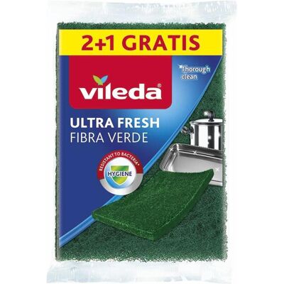 Éponge Multifonction Verte Vileda - 12 pièces - Publicité Éponge Multifonction Verte Vileda - 12 pièces - Publicité