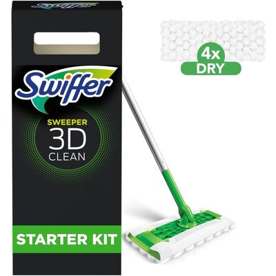 Swiffer 3D Clean, Ustensiles de nettoyage, Vert - Publicité Swiffer 3D Clean, Ustensiles de nettoyage, Vert - Publicité
