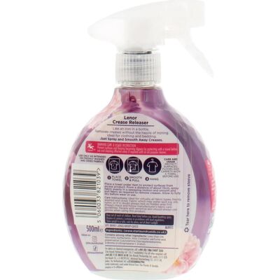 Lenor - Crease Releaser Love Exotic Bloom - 6 x 500ml - Spray - Publicité Lenor - Crease Releaser Love Exotic Bloom - 6 x 500ml - Spray - Publicité