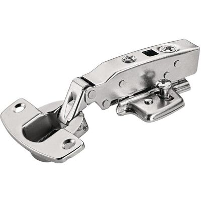 Hettich, Quincaillerie pour meubles, Charnière à boîtier à visser Sensys 35 mm nickelée pour cette porte - Publicité Hettich, Quincaillerie pour meubles, Charnière à boîtier à visser Sensys 35 mm nickelée pour cette porte - Publicité