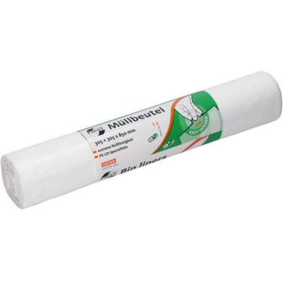 Deiss Sacs poubelle First Plus LDPE 80 L, lot de 40, Sac-poubelle, Blanc - Publicité Deiss Sacs poubelle First Plus LDPE 80 L, lot de 40, Sac-poubelle, Blanc - Publicité