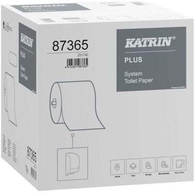 Multi Katrin Plus Système 85.5mx10cm 2 épaisseurs - Papier Toilette - Publicité Multi Katrin Plus Système 85.5mx10cm 2 épaisseurs - Papier Toilette - Publicité