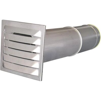 Wallair N37849 Ventilation Murale en Acier Inoxydable - Économiseur d'énergie, 12.5cm - Publicité Wallair N37849 Ventilation Murale en Acier Inoxydable - Économiseur d'énergie, 12.5cm - Publicité