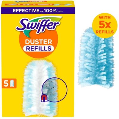 Swiffer Duster 5 pcs, Ustensiles de nettoyage - Publicité Swiffer Duster 5 pcs, Ustensiles de nettoyage - Publicité