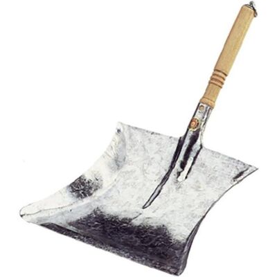 Pelle à neige en métal galvanisé avec manche en bois - Outil de nettoyage - Publicité Pelle à neige en métal galvanisé avec manche en bois - Outil de nettoyage - Publicité