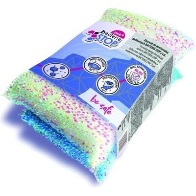 York Scouring Sponge Delic Surf Bacteria Stop, Ustensiles de nettoyage, Bleu, Blanc, Gris - Publicité York Scouring Sponge Delic Surf Bacteria Stop, Ustensiles de nettoyage, Bleu, Blanc, Gris - Publicité