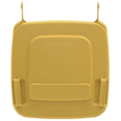 Couvercle jaune en polyéthylène SULO - Conteneur 80L - Publicité Couvercle jaune en polyéthylène SULO - Conteneur 80L - Publicité