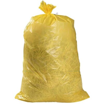 Deiss Sacs à ordures jaunes premium en LDPE - 120L - Publicité Deiss Sacs à ordures jaunes premium en LDPE - 120L - Publicité