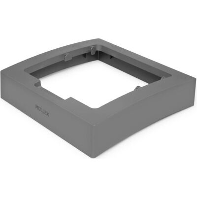 Müllex Cadre S-LINE pour couvercle pivotant, Poubelle, Gris - Publicité Müllex Cadre S-LINE pour couvercle pivotant, Poubelle, Gris - Publicité
