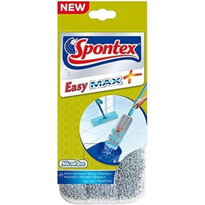 Recharge microfibre Spontex Easy Max+ - 1 pièce - Publicité Recharge microfibre Spontex Easy Max+ - 1 pièce - Publicité