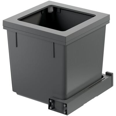 Müllex Conteneur à déchets X-Line X45, Poubelle, Gris - Publicité Müllex Conteneur à déchets X-Line X45, Poubelle, Gris - Publicité