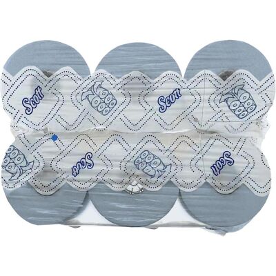 Scott Essential Slimroll Rouleau de Serviette Bleue - Rouleau de Papier - Publicité Scott Essential Slimroll Rouleau de Serviette Bleue - Rouleau de Papier - Publicité