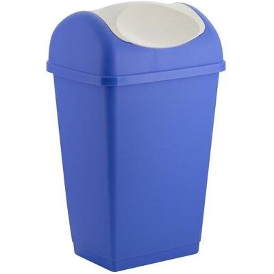 Poubelle Axentia - 25L en plastique avec couvercle pivotant - Publicité Poubelle Axentia - 25L en plastique avec couvercle pivotant - Publicité
