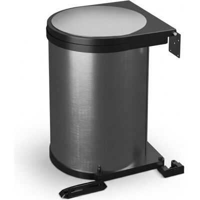 Relaxdays Poubelle en Acier Inoxydable Sous Évier - 12L - Conteneur Cuisine Moderne - Publicité Relaxdays Poubelle en Acier Inoxydable Sous Évier - 12L - Conteneur Cuisine Moderne - Publicité