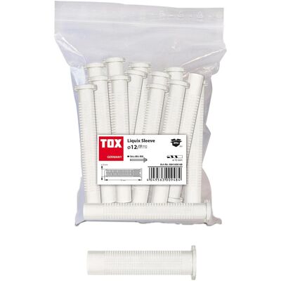 Tox, Cheville, Siebhülse Liquix Sleeve (20 pcs) - Publicité Tox, Cheville, Siebhülse Liquix Sleeve (20 pcs) - Publicité