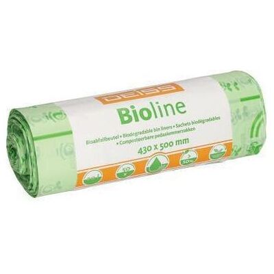 Deiss BIOLINE Vert 43x50cm 20L Sac Bio - Sacs poubelle - Publicité Deiss BIOLINE Vert 43x50cm 20L Sac Bio - Sacs poubelle - Publicité