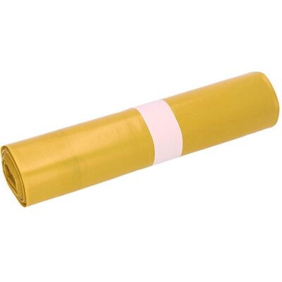 Deiss Sacs poubelle en LDPE recyclé, 120 l, jaunes, Sac-poubelle, Jaune - Publicité Deiss Sacs poubelle en LDPE recyclé, 120 l, jaunes, Sac-poubelle, Jaune - Publicité
