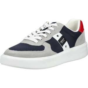Blauer, Hommes, Baskets, Sneaker, Gris, Bleu, (42) - Publicité Blauer, Hommes, Baskets, Sneaker, Gris, Bleu, (42) - Publicité