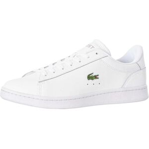 Baskets en Cuir Blanc Lacoste - Modèle 224 6 SMA - Casual & Sportif - Publicité Baskets en Cuir Blanc Lacoste - Modèle 224 6 SMA - Casual & Sportif - Publicité
