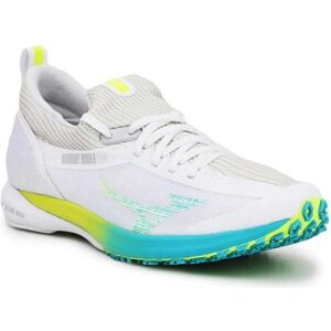 Mizuno Wave Duel 2 U1GE206042 Chaussures de course blanches - Femme - Publicité Mizuno Wave Duel 2 U1GE206042 Chaussures de course blanches - Femme - Publicité