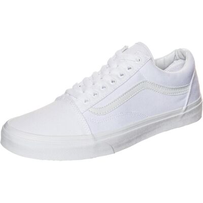 Vans Unisexe, Baskets, Vieille baskets Skool, Blanc, (47) - Publicité Vans Unisexe, Baskets, Vieille baskets Skool, Blanc, (47) - Publicité