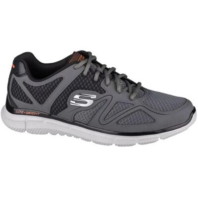 Skechers, Hommes, Baskets, Satisfaction-Flash Point 58350-CCOR - 42,5, Gris, Argent, (42.5) - Publicité Skechers, Hommes, Baskets, Satisfaction-Flash Point 58350-CCOR - 42,5, Gris, Argent, (42.5) - Publicité