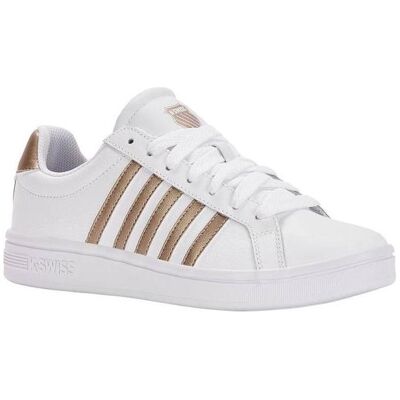 K-Swiss, Femmes, Baskets, COURT TIEBREAK W shoes 97011-194-M, Blanc, (36) - Publicité K-Swiss, Femmes, Baskets, COURT TIEBREAK W shoes 97011-194-M, Blanc, (36) - Publicité