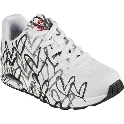Skechers, Femmes, Baskets, Uno, Blanc, (36) - Publicité Skechers, Femmes, Baskets, Uno, Blanc, (36) - Publicité