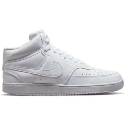 Nike, Hommes, Baskets, Court Vision Mid Next Nat WHITE/WHITE-WHITE Taille : 8, Blanc, (41) - Publicité Nike, Hommes, Baskets, Court Vision Mid Next Nat WHITE/WHITE-WHITE Taille : 8, Blanc, (41) - Publicité