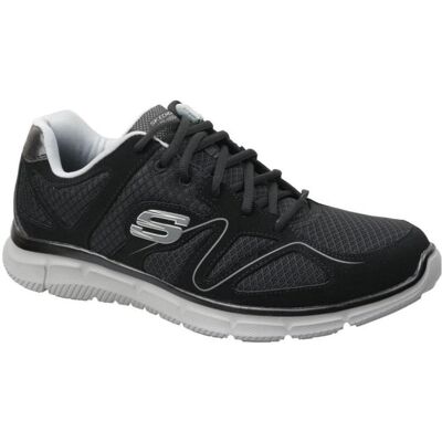 Skechers, Hommes, Baskets, Satisfaction 58350-BKGY (58350-BKGY M 42,5), Noir, Gris, (42.5) - Publicité Skechers, Hommes, Baskets, Satisfaction 58350-BKGY (58350-BKGY M 42,5), Noir, Gris, (42.5) - Publicité