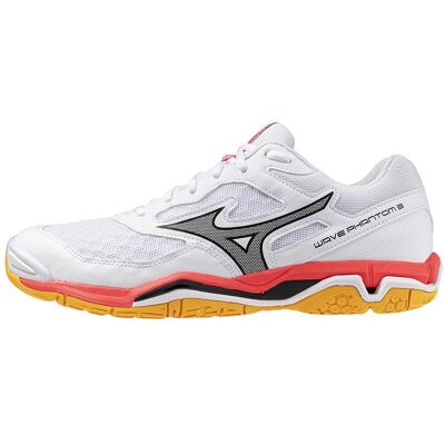 Mizuno, Unisexe, Chaussure de salle, Wave Phantom 3 (47), Blanc - Publicité Mizuno, Unisexe, Chaussure de salle, Wave Phantom 3 (47), Blanc - Publicité