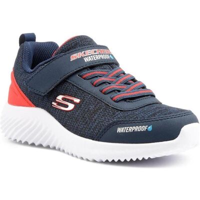 Skechers, Garçons, Baskets, Bounder - Dripper Drop, Bleu, Rouge, (28) - Publicité Skechers, Garçons, Baskets, Bounder - Dripper Drop, Bleu, Rouge, (28) - Publicité