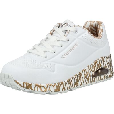 Skechers, Femmes, Baskets, Sneaker, Or, Blanc, (39.5) - Publicité Skechers, Femmes, Baskets, Sneaker, Or, Blanc, (39.5) - Publicité