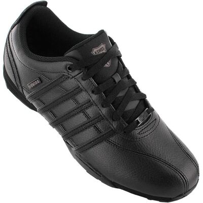 K-Swiss, Hommes, Baskets, Chaussures ARVEE 1.5 Baskets en cuir avec fermeture à lacets, Noir, (43) - Publicité K-Swiss, Hommes, Baskets, Chaussures ARVEE 1.5 Baskets en cuir avec fermeture à lacets, Noir, (43) - Publicité