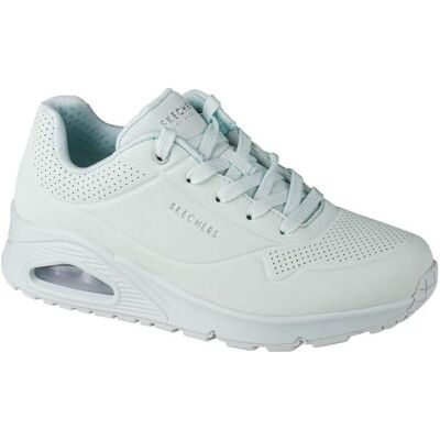 Skechers, Femmes, Baskets, Chaussures à lacets pour femmes Sportives Semelle en caoutchouc vert, Blanc, Vert, (36.5) - Publicité Skechers, Femmes, Baskets, Chaussures à lacets pour femmes Sportives Semelle en caoutchouc vert, Blanc, Vert, (36.5) - Publicité