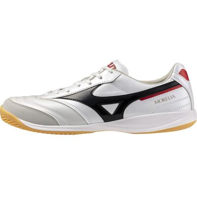 Mizuno, Unisexe, Chaussure de salle, Morelia Sala Pro In (44.5), Rouge, Noir, Blanc - Publicité Mizuno, Unisexe, Chaussure de salle, Morelia Sala Pro In (44.5), Rouge, Noir, Blanc - Publicité