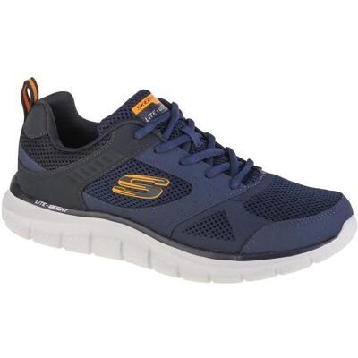 Skechers, Hommes, Baskets, Track-Syntac, Bleu, (42) - Publicité Skechers, Hommes, Baskets, Track-Syntac, Bleu, (42) - Publicité