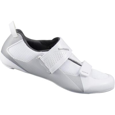 Shimano, Unisexe, Chaussures de cyclisme, SH-TR5 (49), Blanc - Publicité Shimano, Unisexe, Chaussures de cyclisme, SH-TR5 (49), Blanc - Publicité