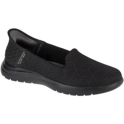 Skechers, Femmes, Baskets, Slip-Ins On The Go Flex - Clover Black, Noir, (35.5) - Publicité Skechers, Femmes, Baskets, Slip-Ins On The Go Flex - Clover Black, Noir, (35.5) - Publicité