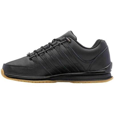 K-Swiss, Hommes, Baskets, Rinzler M 01235-050-M shoes, Blanc, Noir, (41.5) - Publicité K-Swiss, Hommes, Baskets, Rinzler M 01235-050-M shoes, Blanc, Noir, (41.5) - Publicité
