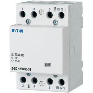Eaton Z-SCH230/63-31 Relais - 230V AC, 63A, 3NO+1NC - Outil électrique - Publicité Eaton Z-SCH230/63-31 Relais - 230V AC, 63A, 3NO+1NC - Outil électrique - Publicité