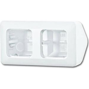 Boîtier Busch-Jaeger encastré 2 modules plastique blanc brillant - Boîtier - Publicité Boîtier Busch-Jaeger encastré 2 modules plastique blanc brillant - Boîtier - Publicité