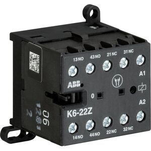 ABB K6-22Z-02 Petit contacteur auxiliaire 42V 40-450Hz GJH1211001R0222, Relai - Publicité ABB K6-22Z-02 Petit contacteur auxiliaire 42V 40-450Hz GJH1211001R0222, Relai - Publicité
