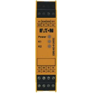 Eaton Relais de sécurité ESR5-NO-41-24VDC Tension de fonctionnement : 24 V/DC (L x H x P) 22,5 x 99 x, Relai - Publicité Eaton Relais de sécurité ESR5-NO-41-24VDC Tension de fonctionnement : 24 V/DC (L x H x P) 22,5 x 99 x, Relai - Publicité