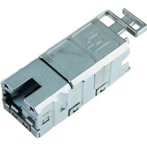 Telegärtner STX V1 Module RJ45 Cat.6A femelle, droit Pôles : 8P8C J80029A0001 J80029A0001 1 pc., Câble + prise électronique, Argent - Publicité Telegärtner STX V1 Module RJ45 Cat.6A femelle, droit Pôles : 8P8C J80029A0001 J80029A0001 1 pc., Câble + prise électronique, Argent - Publicité