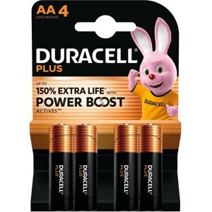 Duracell Plus-AA(MN1500/LR6) BOOST K4 (4 pcs, AA), Batteries + piles - Publicité Duracell Plus-AA(MN1500/LR6) BOOST K4 (4 pcs, AA), Batteries + piles - Publicité