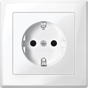 Merten Blanche Polar Système M Prise - Power Outlet - Publicité Merten Blanche Polar Système M Prise - Power Outlet - Publicité
