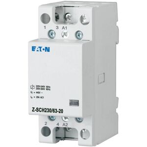 Eaton Z-SCH230/63-20 Contacteur - 230V/240V, 63A, 2 NO contacts - Publicité Eaton Z-SCH230/63-20 Contacteur - 230V/240V, 63A, 2 NO contacts - Publicité
