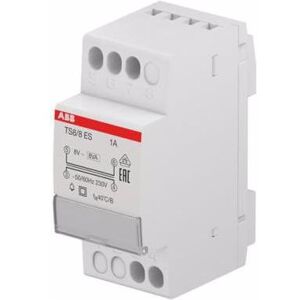 ABB Modèle TS 8/8 ES - Transformateur de sonnette économe en énergie - Publicité ABB Modèle TS 8/8 ES - Transformateur de sonnette économe en énergie - Publicité